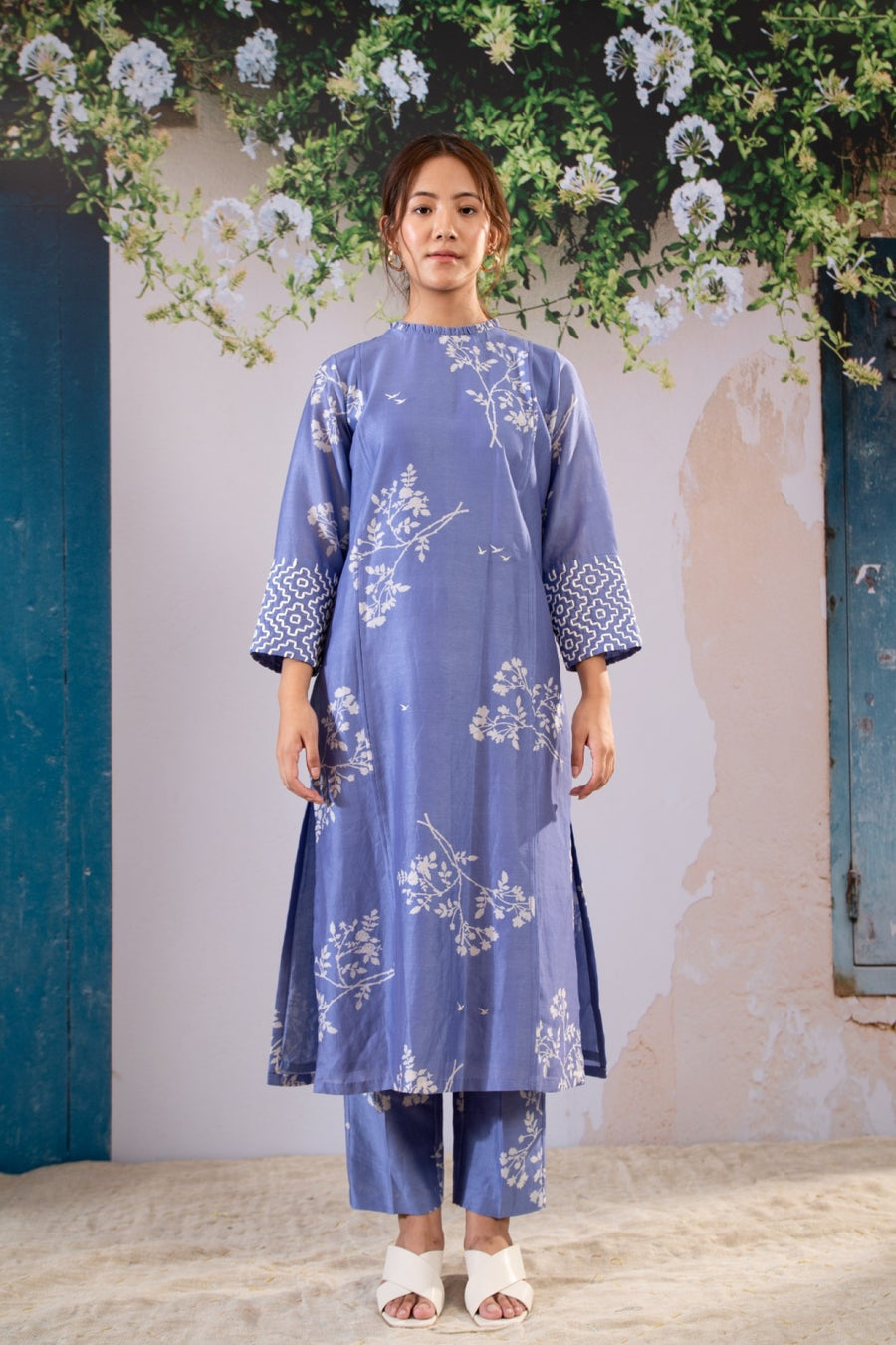 Discharge Print Twilight Kurta Set