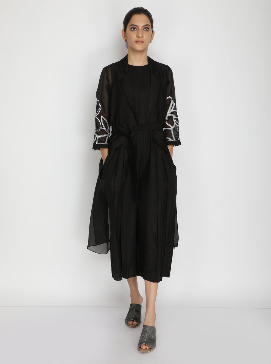 Patch Worked Jacket+ Jumpsuit-Top-ARCVSH by Pallavi Singh
