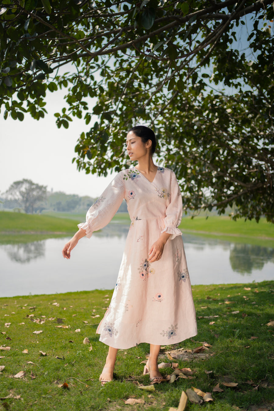 Old Rose Dress-Dress-ARCVSH by Pallavi Singh