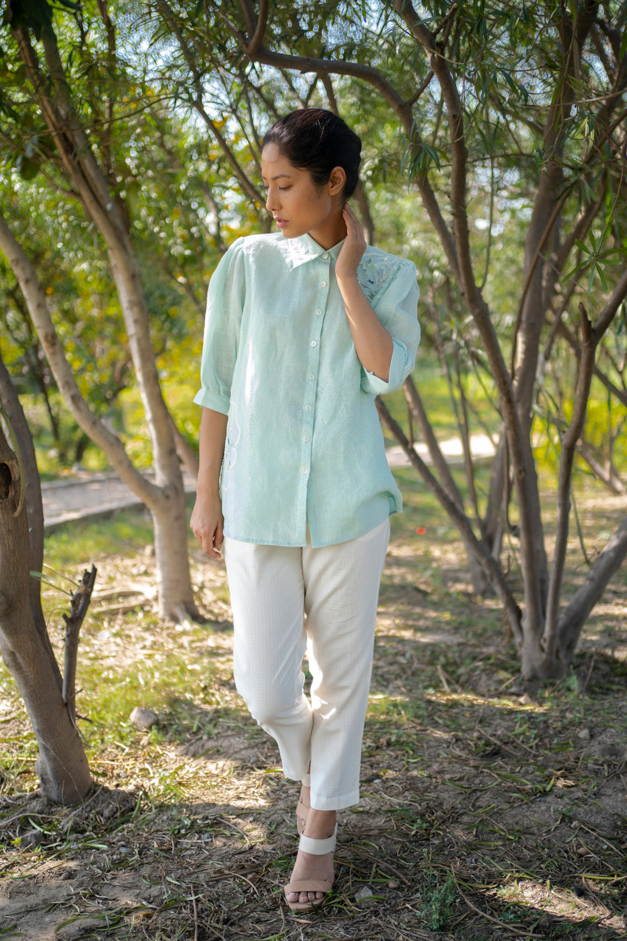 Mint Shirt-Shirt-ARCVSH by Pallavi Singh