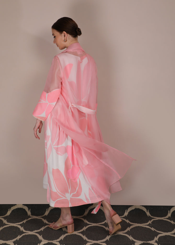Lotus Print Dress-Dress-ARCVSH by Pallavi Singh