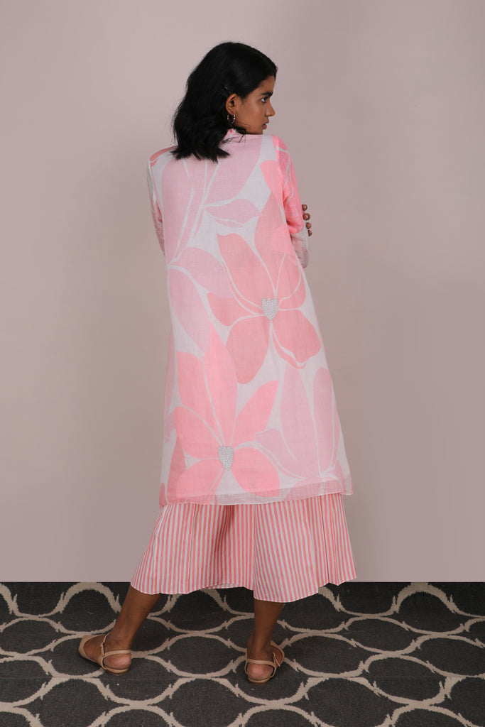 Pink Lotus Tunic-Tunic-ARCVSH by Pallavi Singh