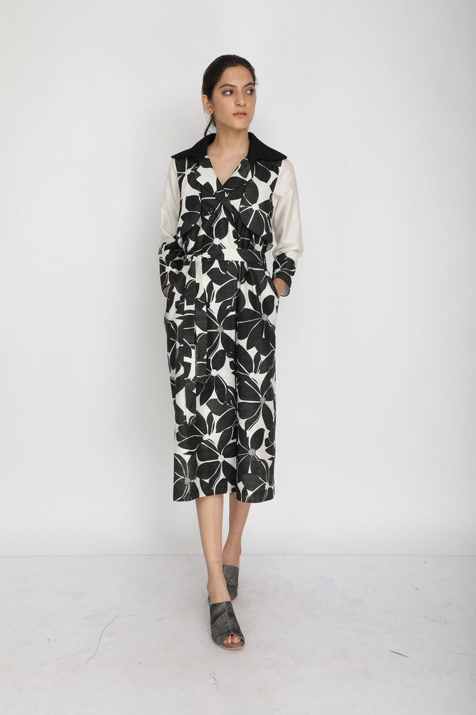 Lotus print dress-Dress-ARCVSH by Pallavi Singh
