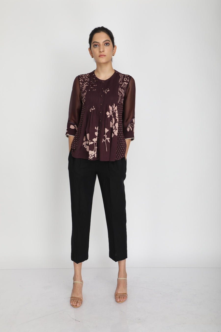 Petal Print Top-Top-ARCVSH by Pallavi Singh