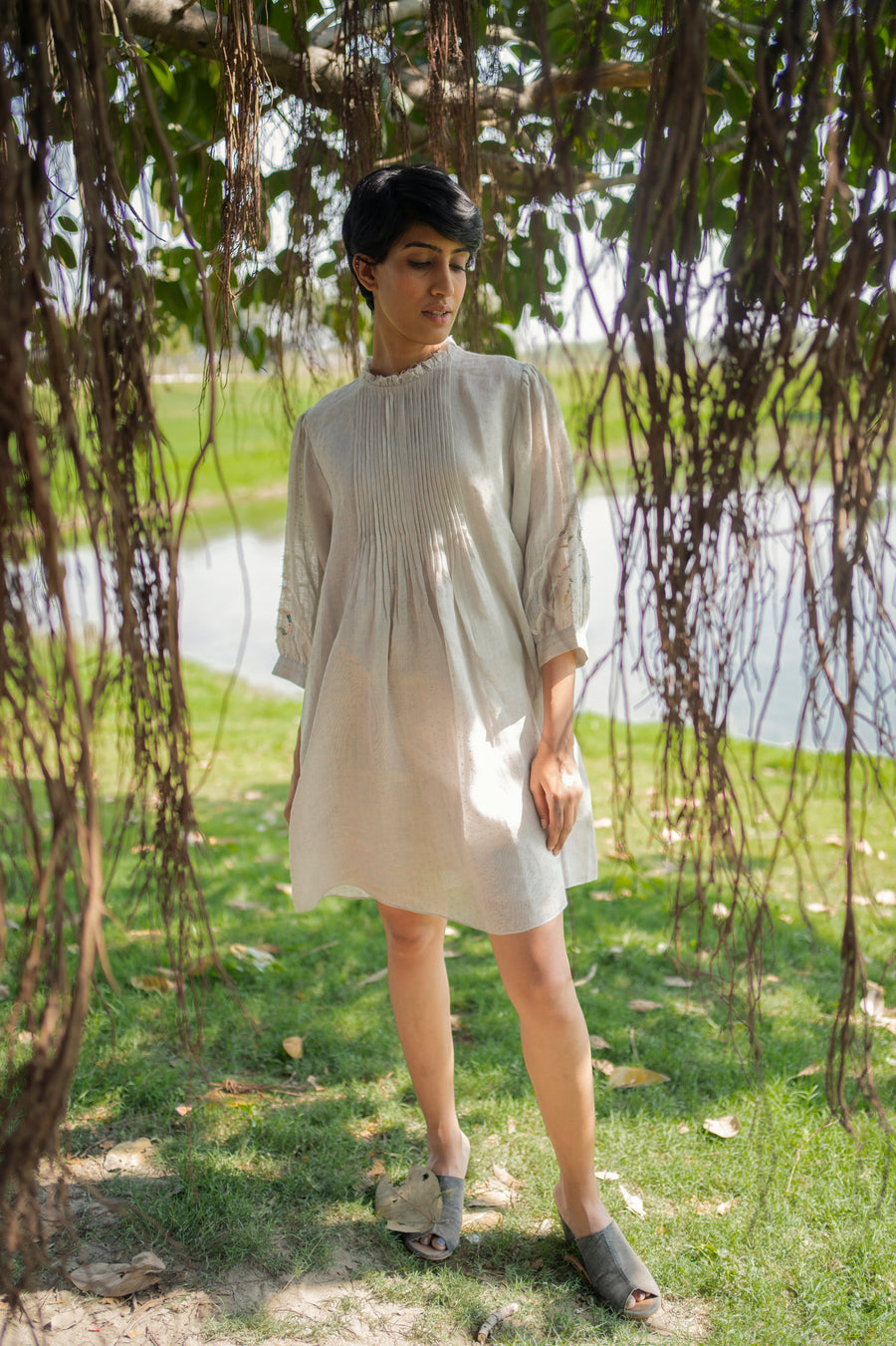 Grey Dress-Dress-ARCVSH by Pallavi Singh