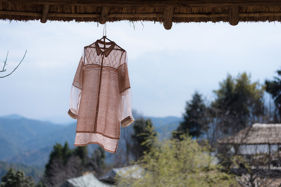 Old Rose Breeze Printed Shirt-Shirt-ARCVSH by Pallavi Singh
