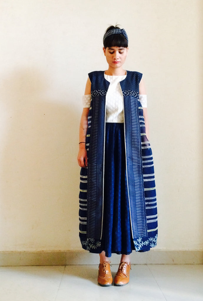 Textured Skirt-Skirt-ARCVSH by Pallavi Singh