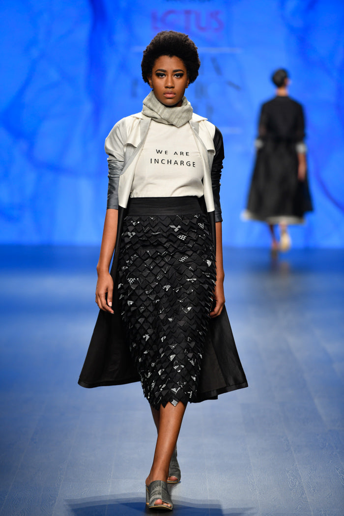 Black Ombre Jacket-Jacket-ARCVSH by Pallavi Singh
