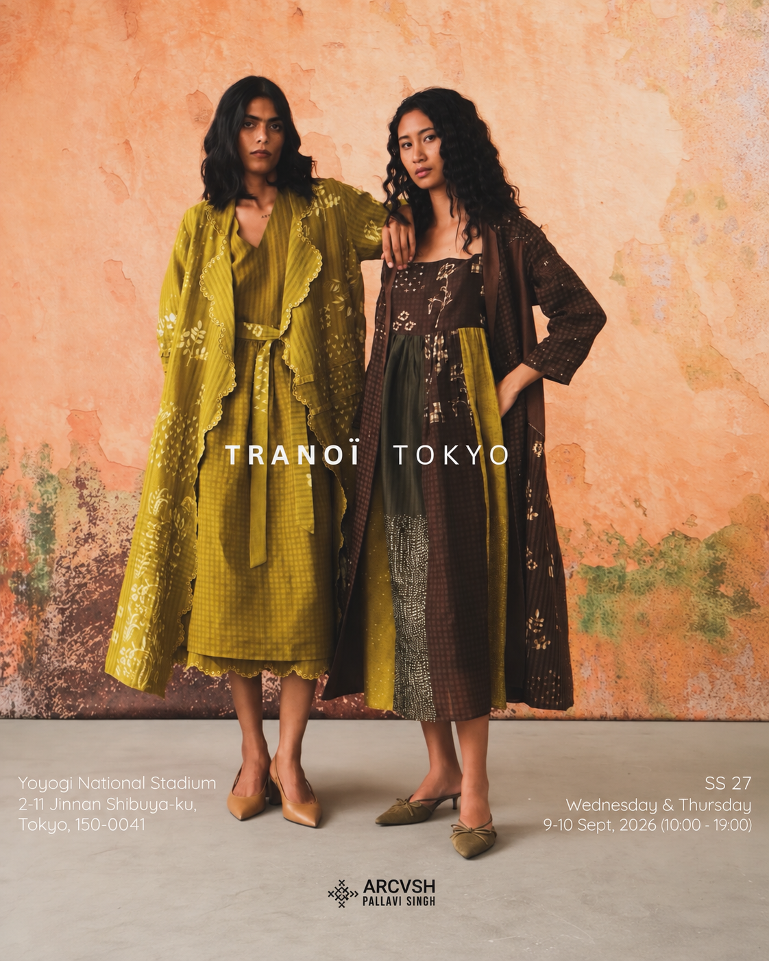 ARCVSH at TRANOÏ Tokyo, September 9 to 10, 2026 at Yoyogi National Stadium